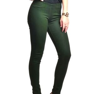 Green Soho Super Skinny Coated Pull On Legging Size : 32 L  Never worn